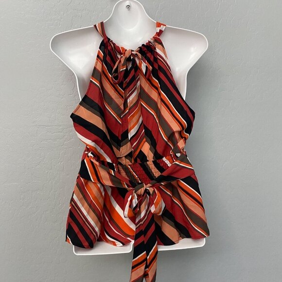 NWT Women's New York & Company Cross Front Sleeveless Blouse Size M - Picture 10 of 10